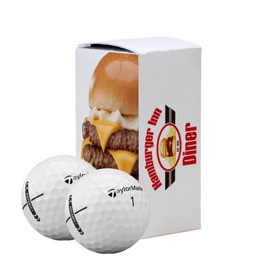 TaylorMade Distance Golf Ball in Custom Two Ball Sleeve