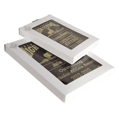 White Gift Box with Clear Window - 9x12