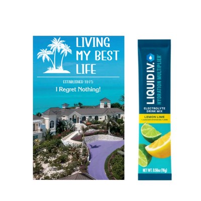 Liquid IV Hydrate Stick with 4x6 Card Insert