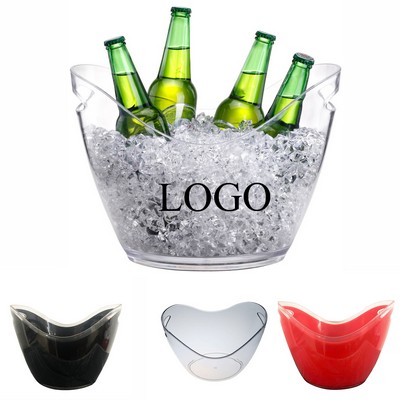 Clear Ice Bucket Clear Acrylic Party Tub