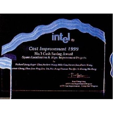 Crystal Series 7 3/4"x5 1/2"x3/4" Crystal Layered Wave Cut Award