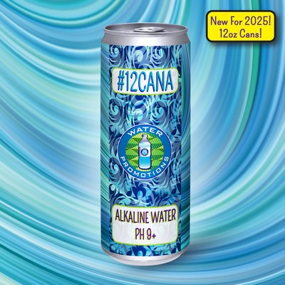 12 Oz. Custom Labeled Alkaline Water