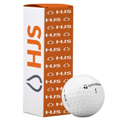 TaylorMade TP5 Golf Balls in Custom Three Ball Sleeve