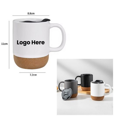 12 oz. Ceramic Mug with Cork Base