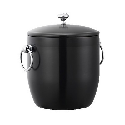 Double Wall Stainless Ice Bucket (Black Onyx)