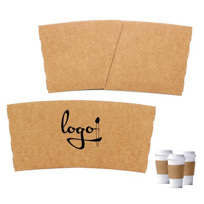 Kraft Paper Coffee Cup Sleeve