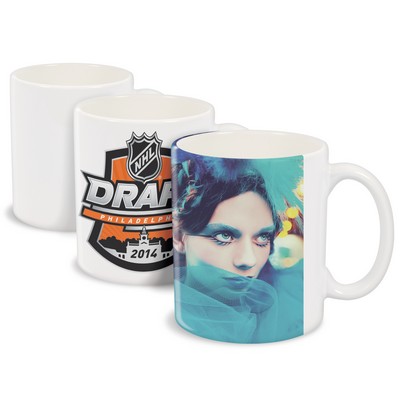 11 Oz. White Ceramic C-Handle Sublimation Mug