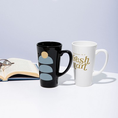 Tall Java Latte Ceramic 16 Oz.