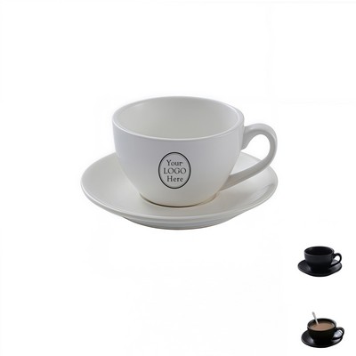 7.4 Oz. Coffee Cup Set W/ Saucer