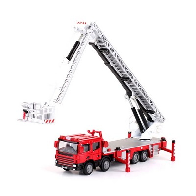 10.5" Aerial Fire Engine Diecast Model