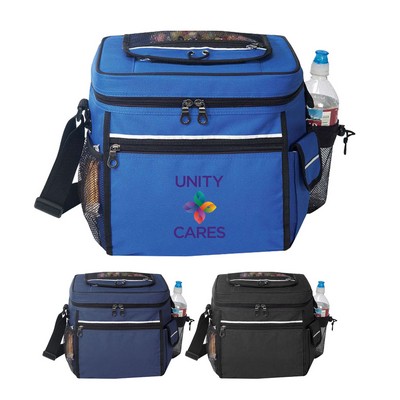 24 Pack Cooler with Easy Top Access and Cell Phone Pocket