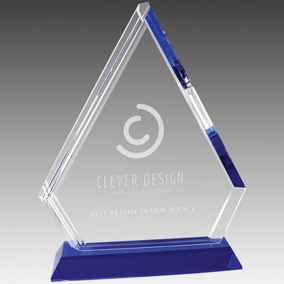 Crystal Diamond on Pedestal Base