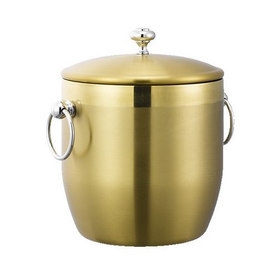 Double Wall Stainless Ice Bucket (Vintage Gold)