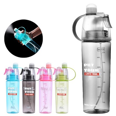 20 Oz. Sports Mist Spray Water Bottle