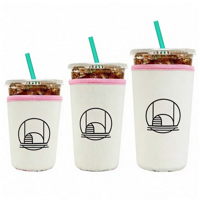 Portable Neoprene Insulator Sleeve for Iced Coffee