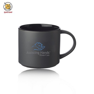 Matte 16 oz. Stackable Ceramic Mugs