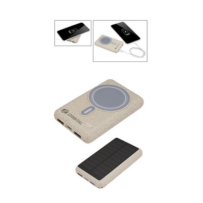 EarthTrendz Solar / Magnetic Wireless Power Bank