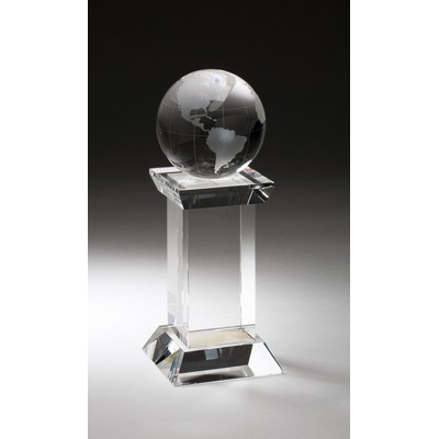 Crystal Globe on Crystal Base
