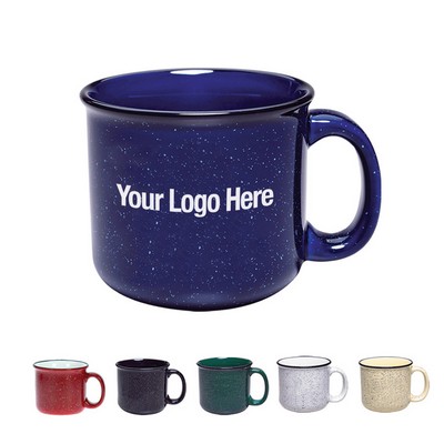 15oz Speckled Ceramic Campfire Mug
