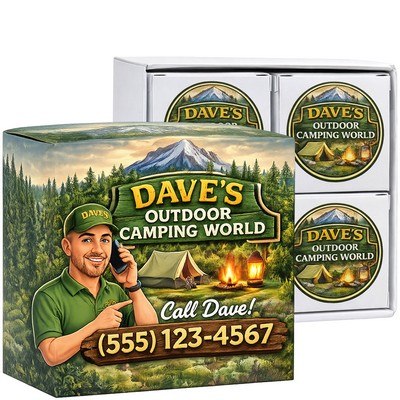 Golf Ball Custom Packaging Four Ball Box