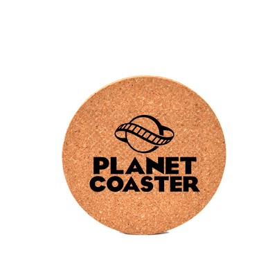 4" Round Cork Coaster
