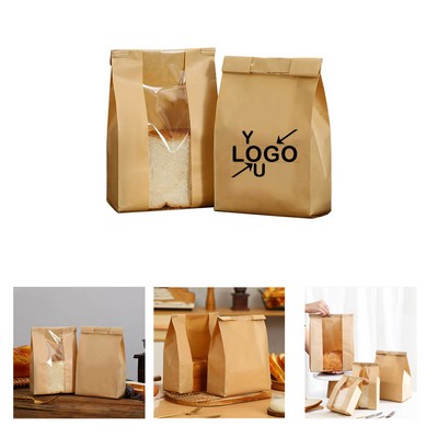 Kraft Storage Box with Front Display