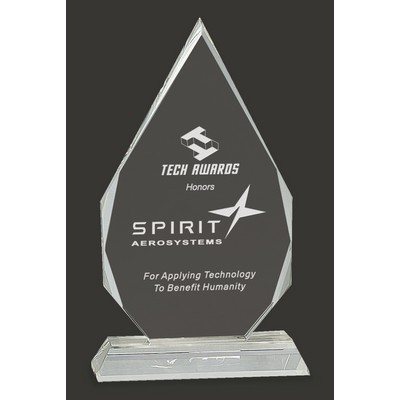 Performance Crystal Diamond Award S - 7'' H