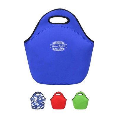 Neoprene Zippered Insulated Tote Bag