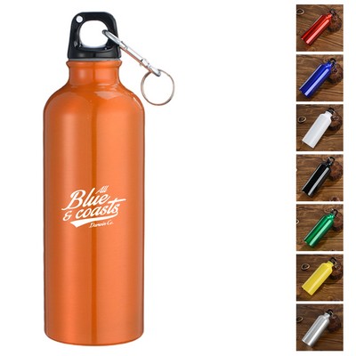 17oz Aluminum Bottle with Lid and Hook