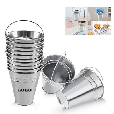 Mini Metal Buckets with Handles for Party Favors