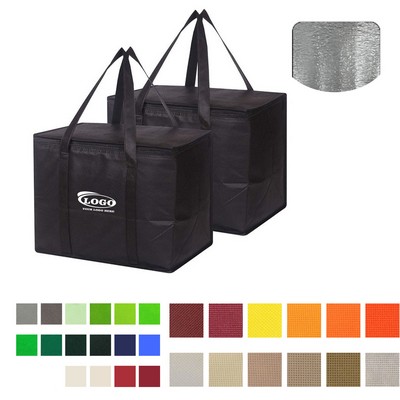 Large Insulated Grocery Tote Bag