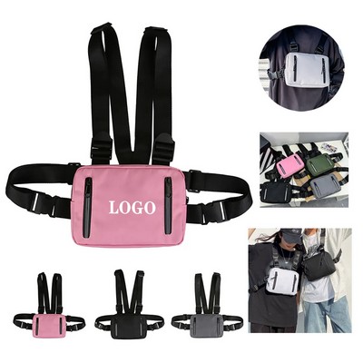 Reflective Crossbody Chest Bag