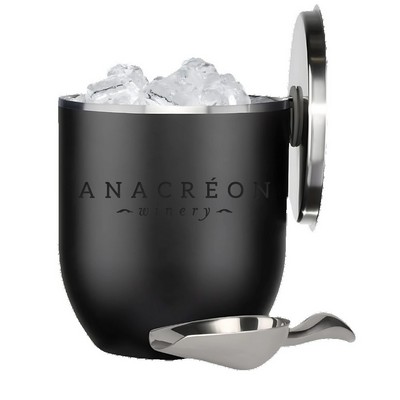 3L Insulated Ice Bucket with Lid and Scoop