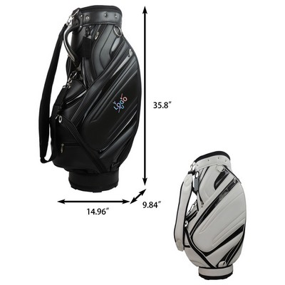 Durable Waterproof PU Golf Bag for Practice Range