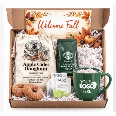 Fall Apple Cider Doughnut Kit with Branded Mug Boxed