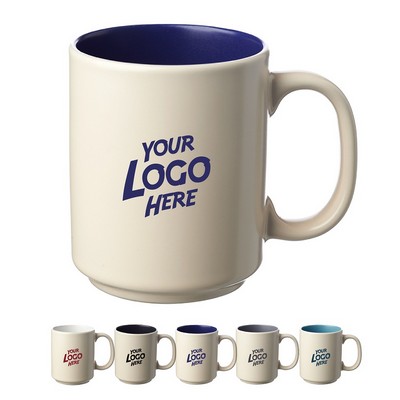 Santos Matte Two Tone Coffee Mugs-13oz