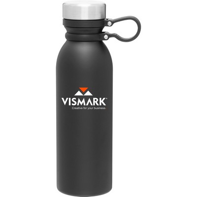 20.9 oz h2go Concord Water Bottle (Matte Black)