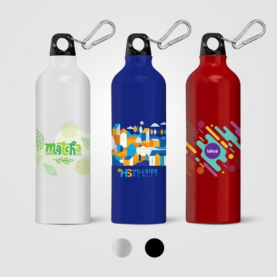 Portland Plus - 27 oz. Aluminum Water Bottle - Full-Color Inkjet
