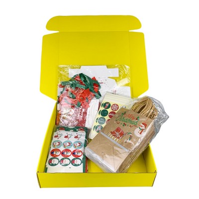 Christmas Gift Wrapping Kit w/Customized Plane Box