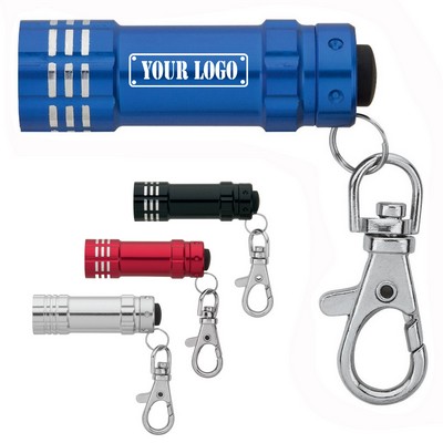 3 LED Mini Flashlight Keychains