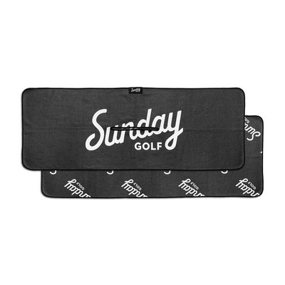 Sunday Golf Black/White Sunday Golf Towel