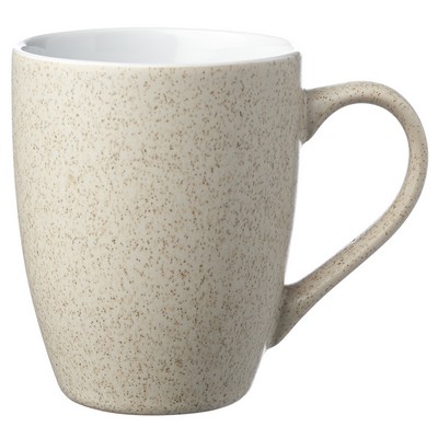 Sesame Speckled Two Tone Coffee Mugs . 10 oz