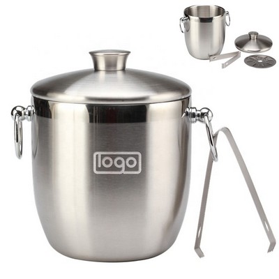 Stainless Steel Ice Bucket With Lid