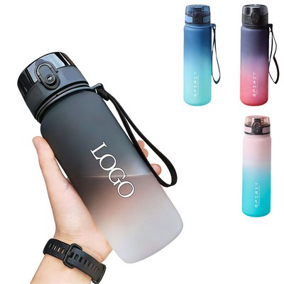 34oz Plastic Gradient Fitness Water Bottle