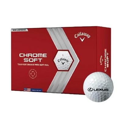 Half Dozen Callaway Chrome Soft Golf Balls
