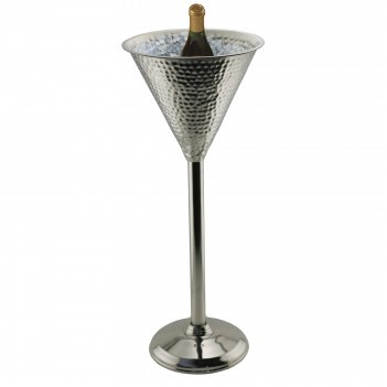 Kone Single-Bottle Stainless Steel Cooler Bucket w/Stand