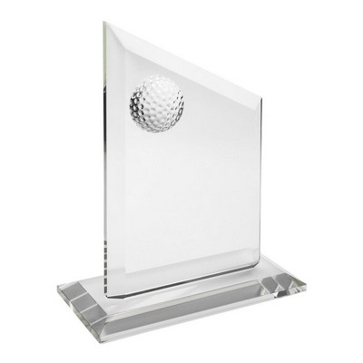 8" Award - Golf Clip