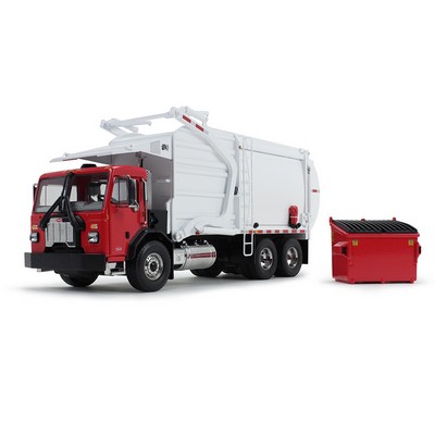 Peterbilt Model 520 with Wittke Front Loader and Trash Bin