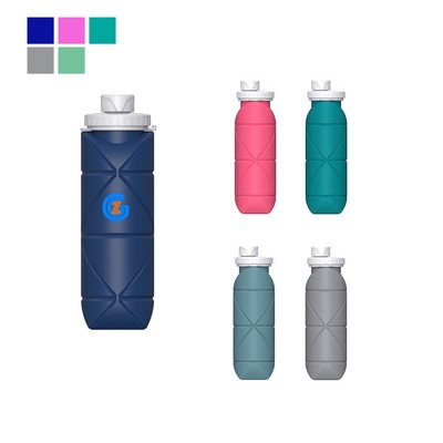Silicone Foldable Travel Water Bottle