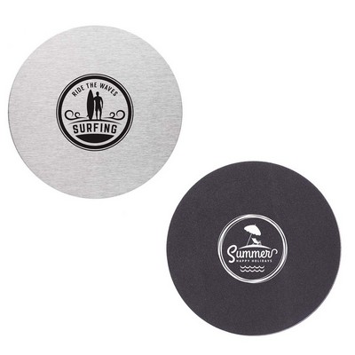 Round Stainless Steel Coasters